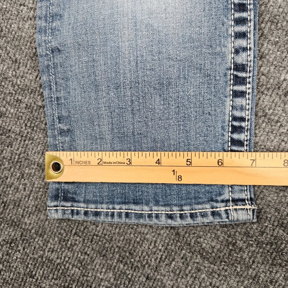 Vigoss The Chelsea Capri Jeans Womens 5/ 6 Med Wash‎ Low Rise Stretch Denim Crop